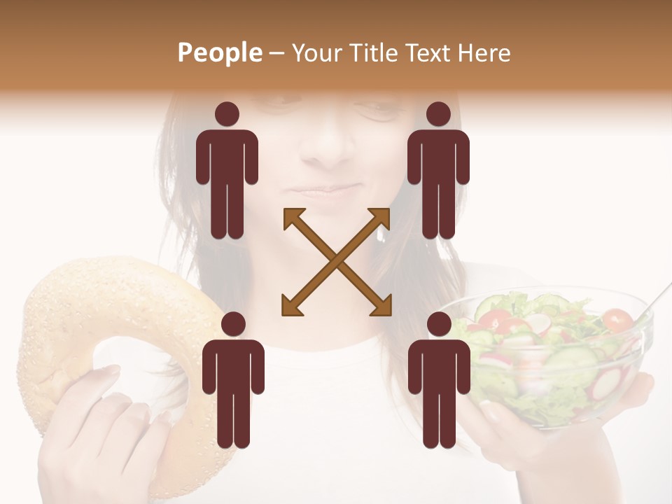 Adult Happiness Head PowerPoint Template