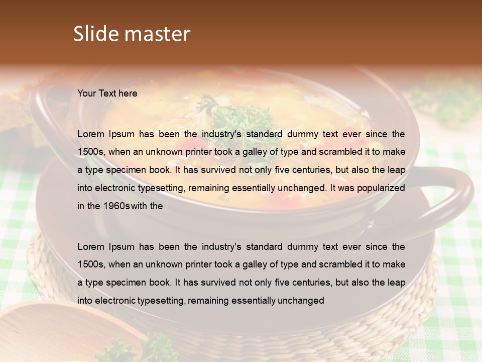 Parsley Red Potato PowerPoint Template