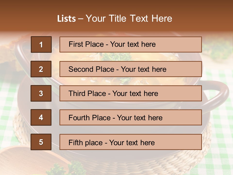 Parsley Red Potato PowerPoint Template