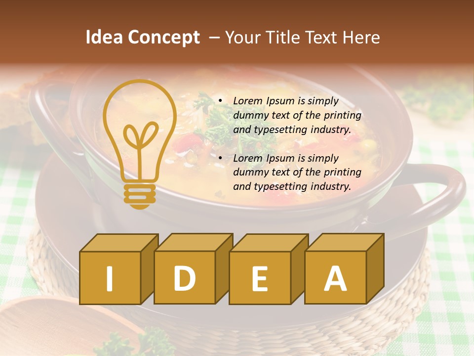 Parsley Red Potato PowerPoint Template