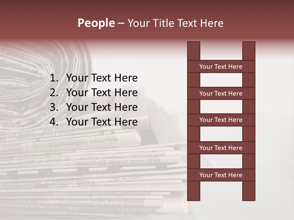 Editorial Background Journalistic PowerPoint Template