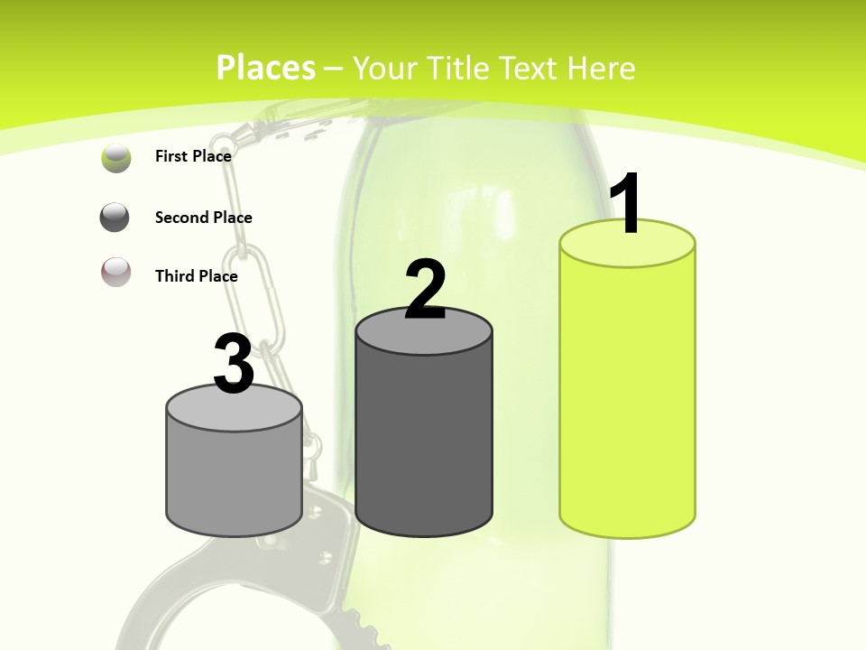 Lock Control Bracelet PowerPoint Template