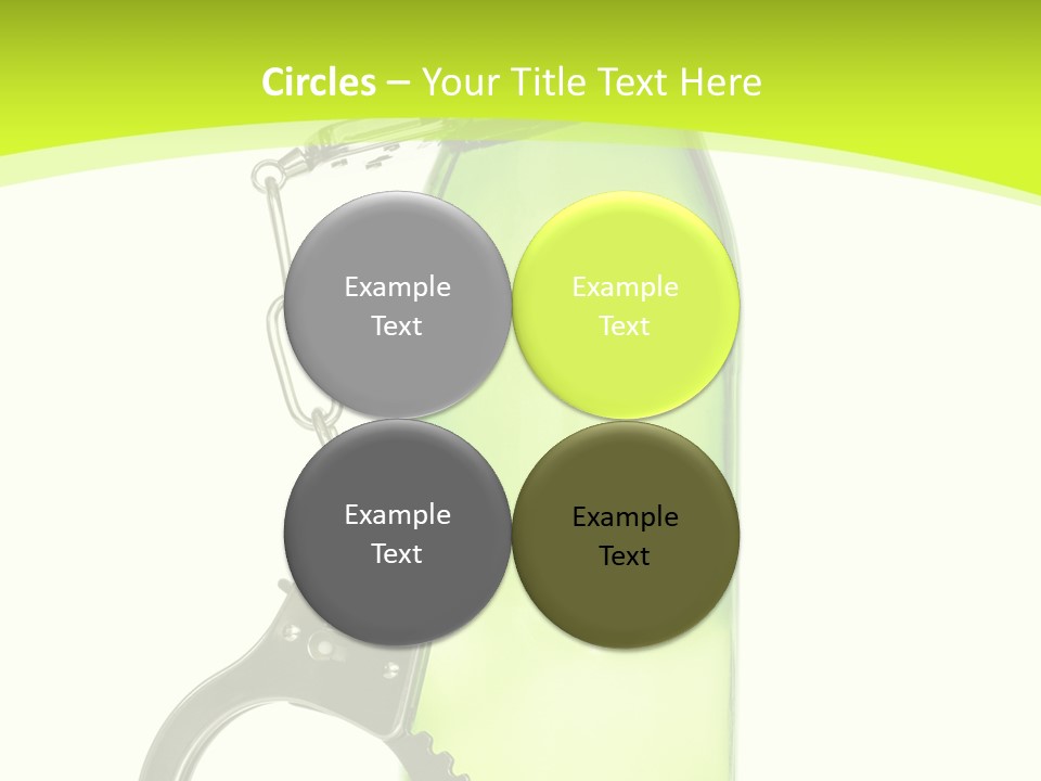 Lock Control Bracelet PowerPoint Template