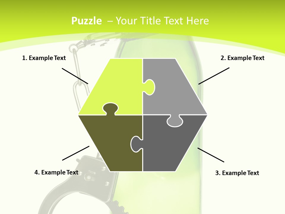 Lock Control Bracelet PowerPoint Template