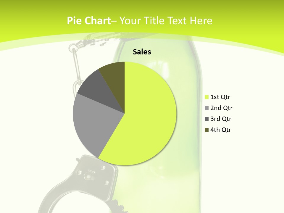 Lock Control Bracelet PowerPoint Template