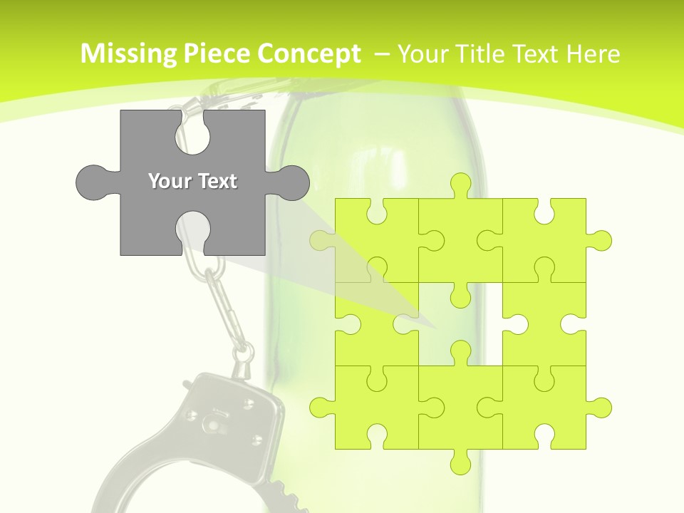 Lock Control Bracelet PowerPoint Template