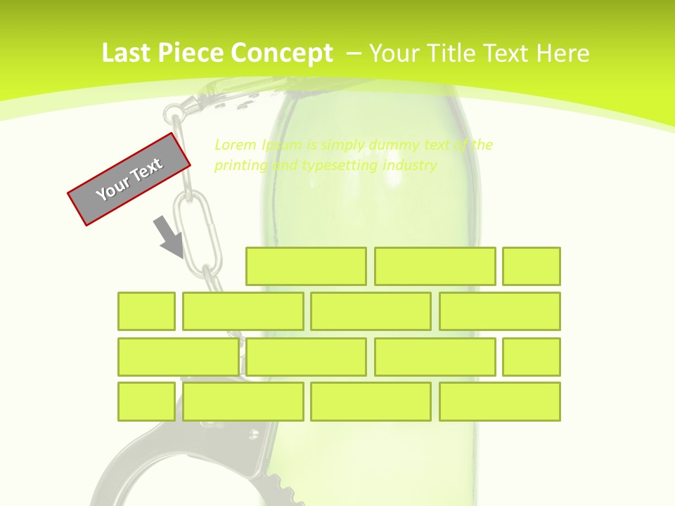 Lock Control Bracelet PowerPoint Template
