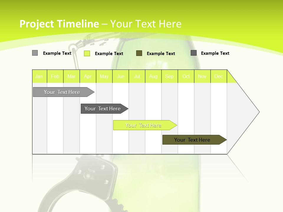 Lock Control Bracelet PowerPoint Template