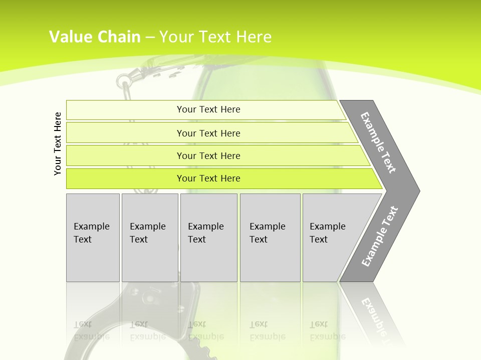 Lock Control Bracelet PowerPoint Template