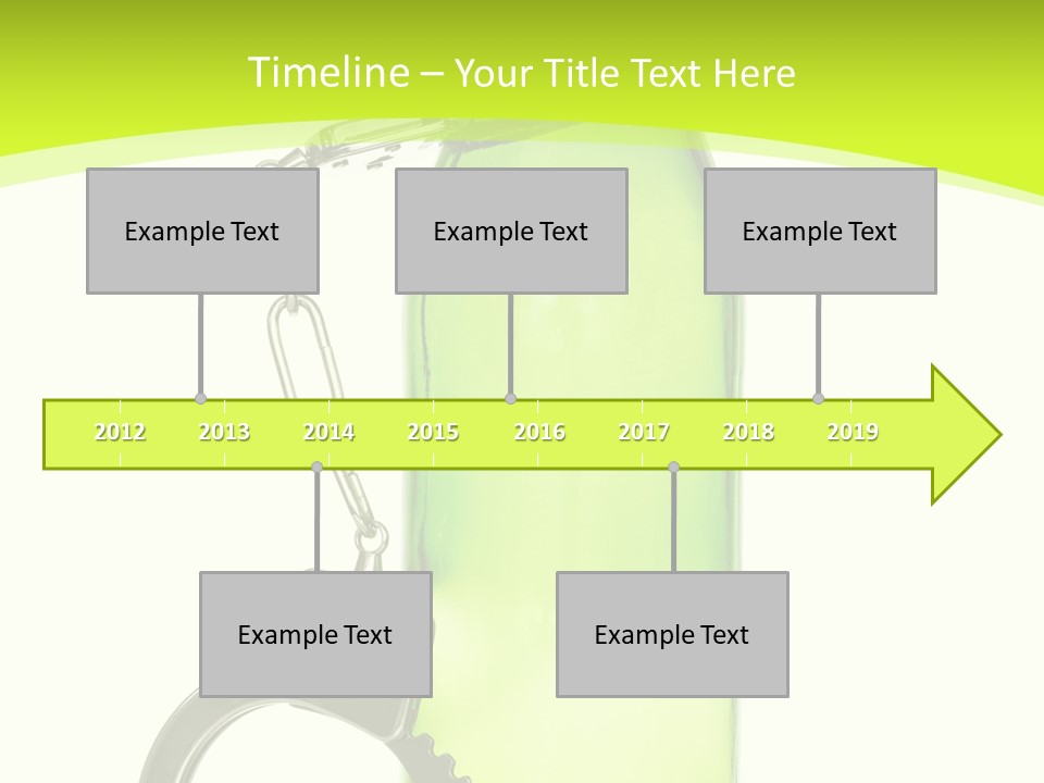 Lock Control Bracelet PowerPoint Template