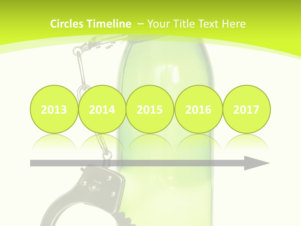 Lock Control Bracelet PowerPoint Template