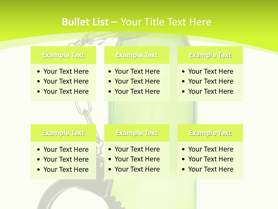 Lock Control Bracelet PowerPoint Template