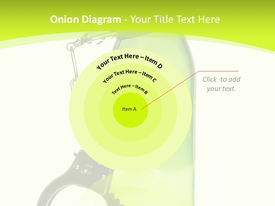 Lock Control Bracelet PowerPoint Template