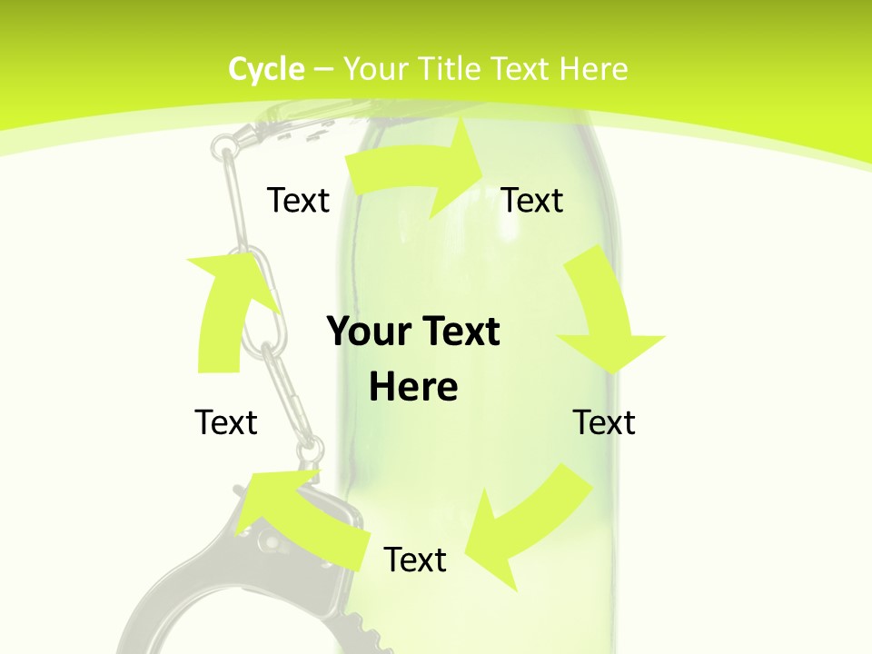 Lock Control Bracelet PowerPoint Template