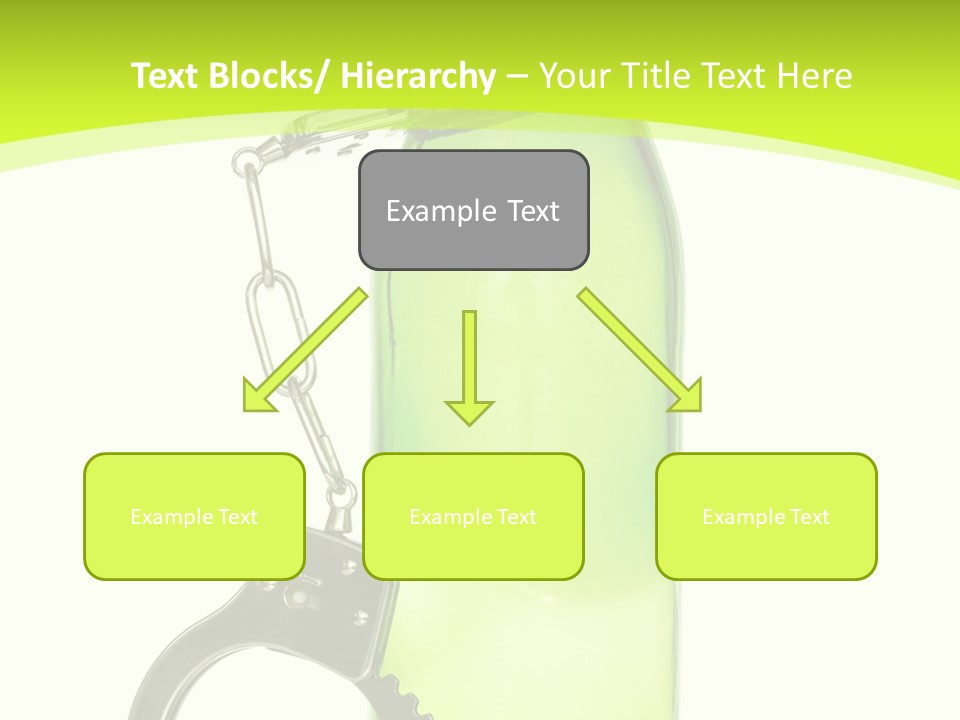 Lock Control Bracelet PowerPoint Template