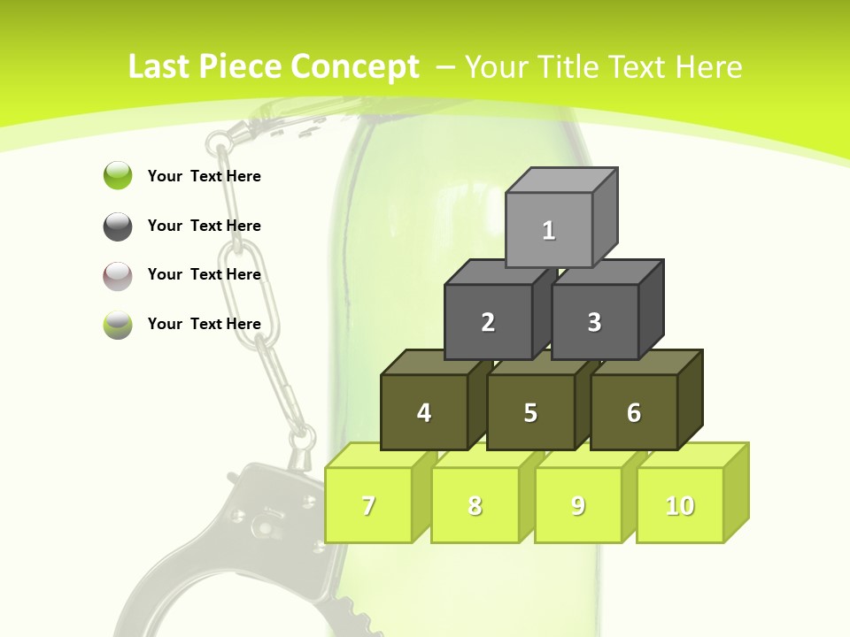 Lock Control Bracelet PowerPoint Template