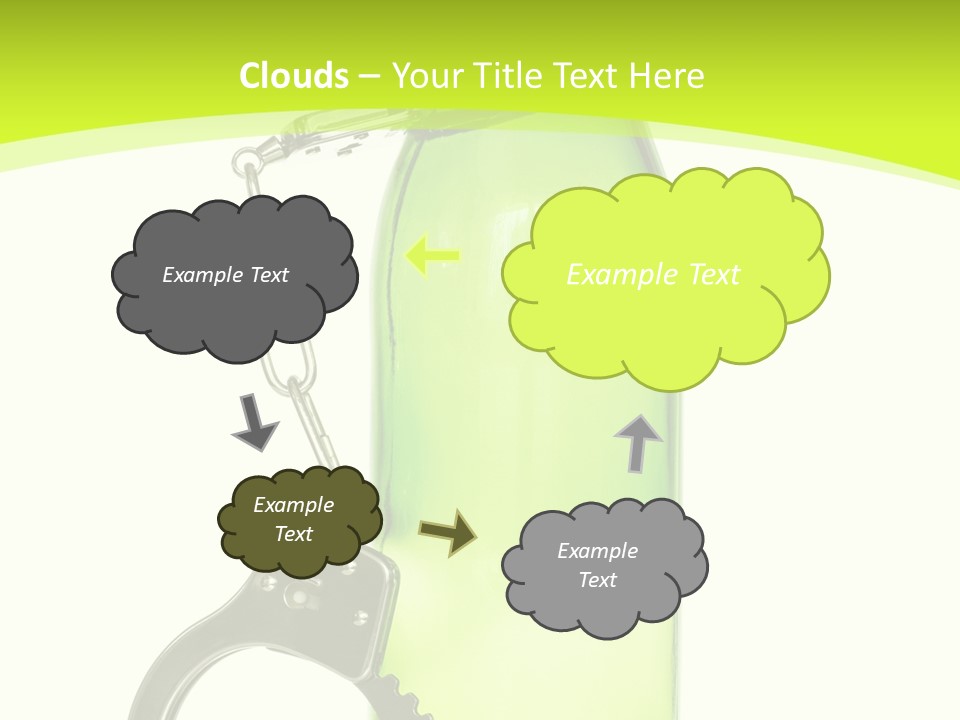 Lock Control Bracelet PowerPoint Template