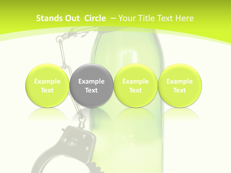 Lock Control Bracelet PowerPoint Template