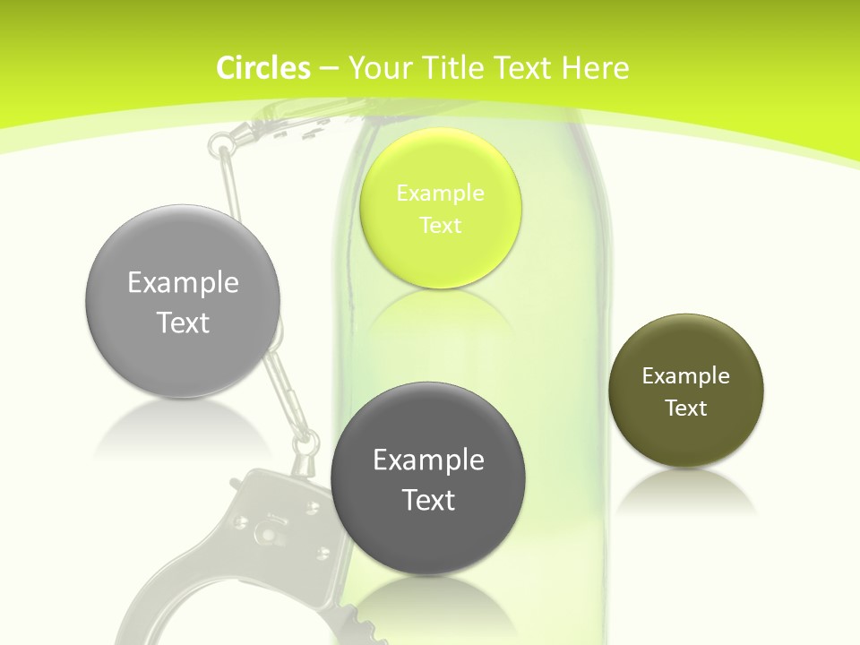 Lock Control Bracelet PowerPoint Template