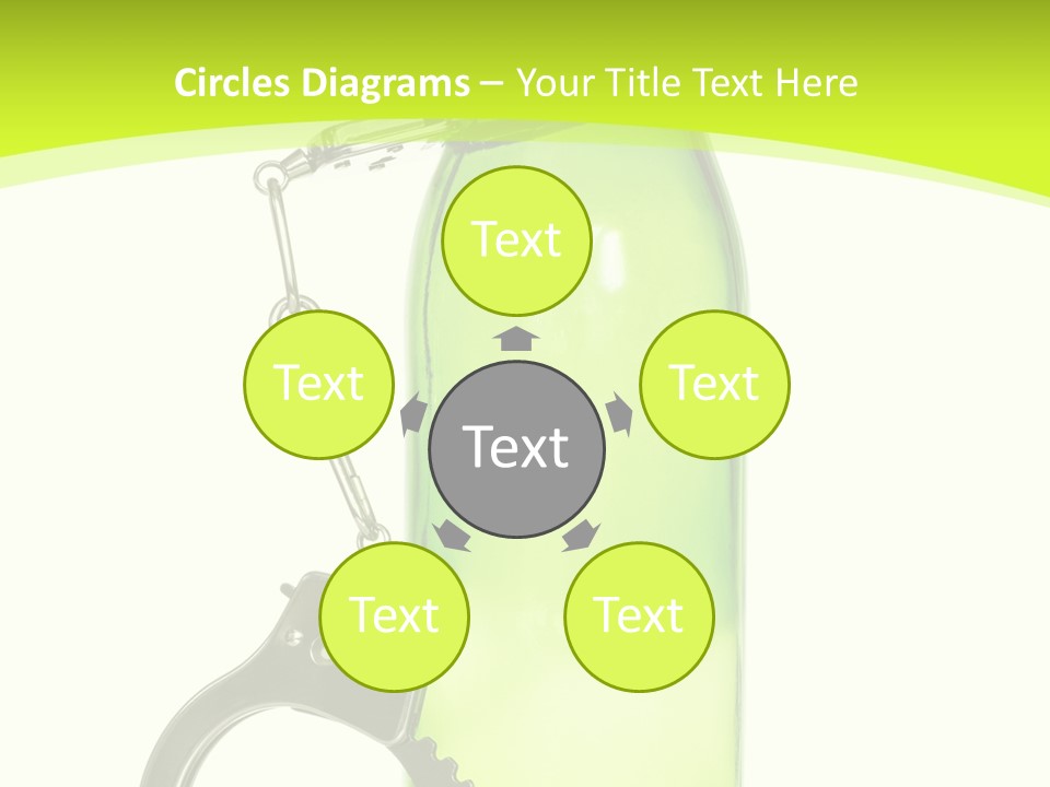 Lock Control Bracelet PowerPoint Template