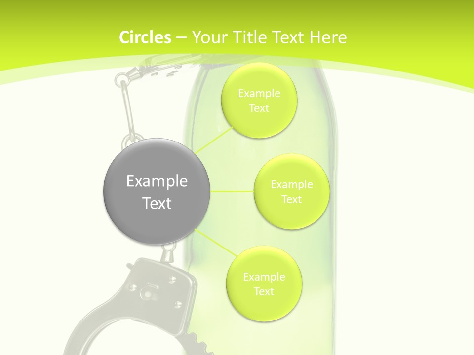 Lock Control Bracelet PowerPoint Template