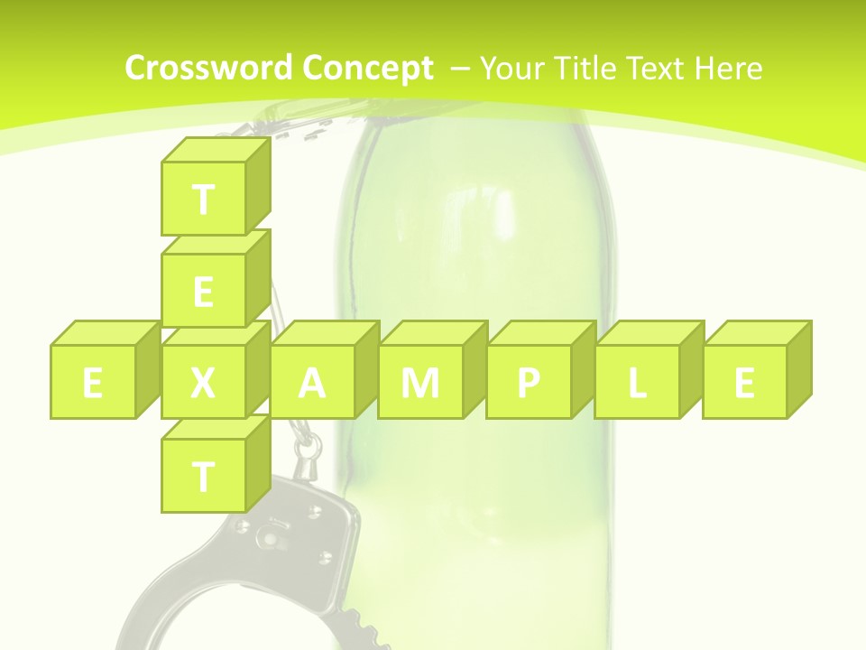 Lock Control Bracelet PowerPoint Template