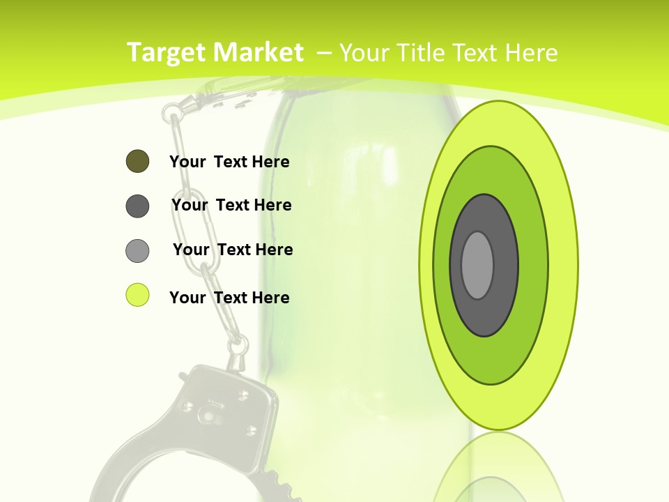 Lock Control Bracelet PowerPoint Template