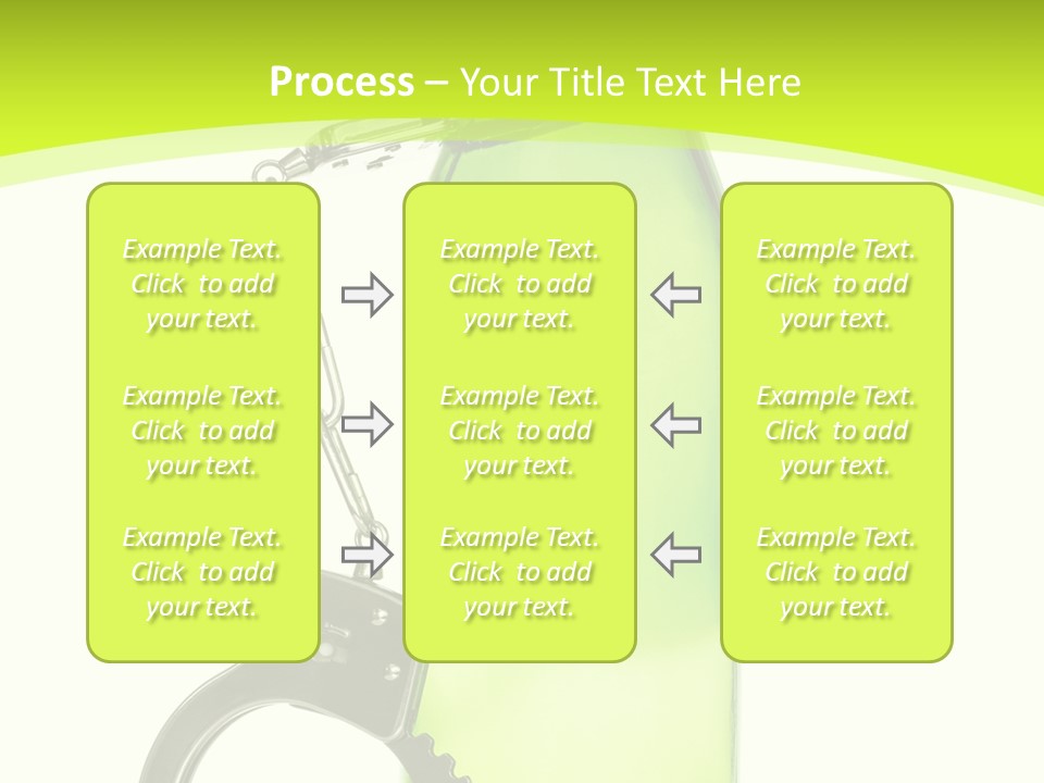 Lock Control Bracelet PowerPoint Template