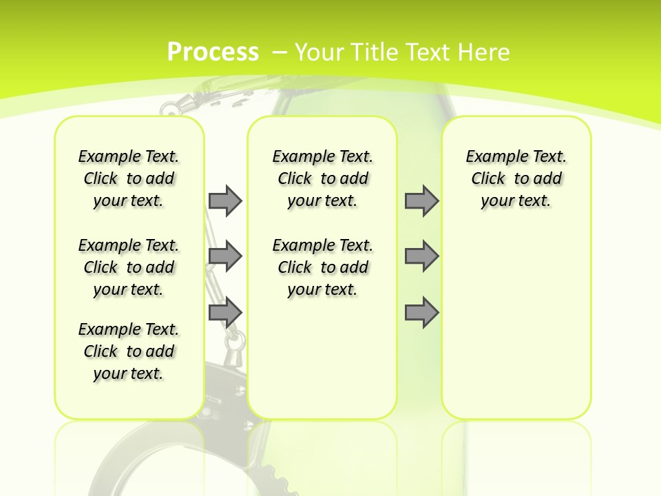 Lock Control Bracelet PowerPoint Template