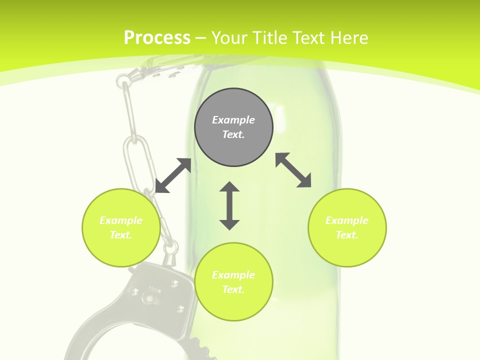 Lock Control Bracelet PowerPoint Template