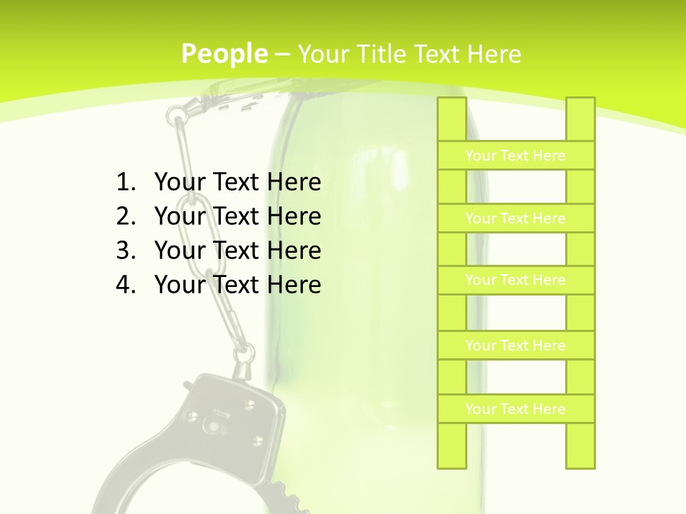 Lock Control Bracelet PowerPoint Template