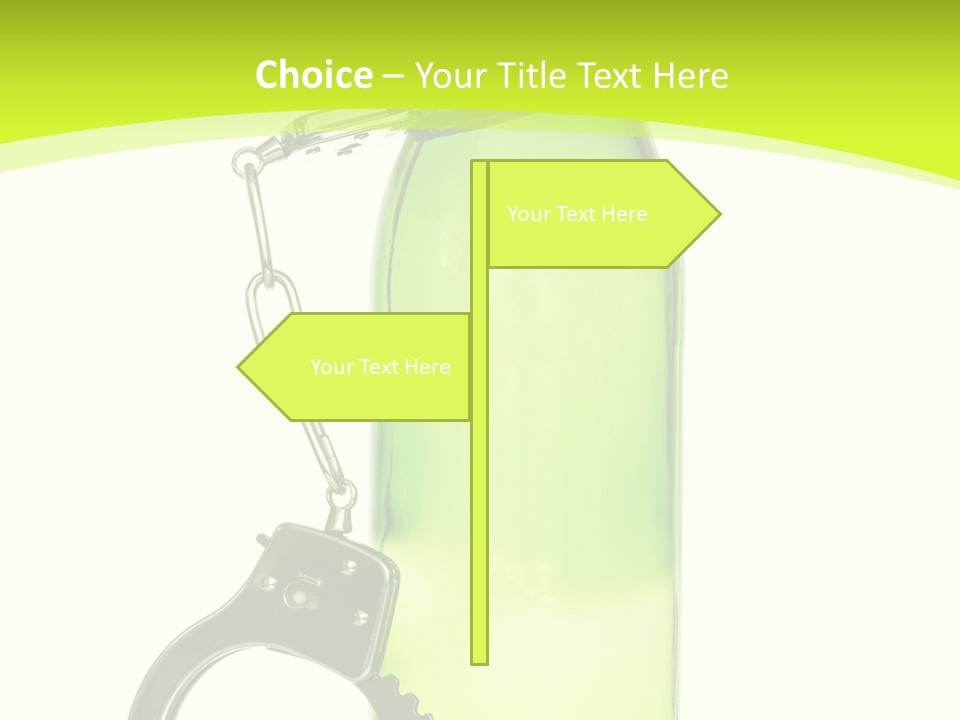 Lock Control Bracelet PowerPoint Template