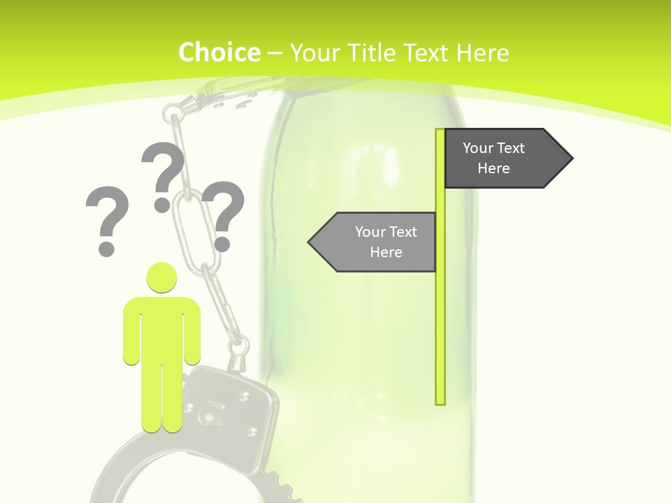 Lock Control Bracelet PowerPoint Template