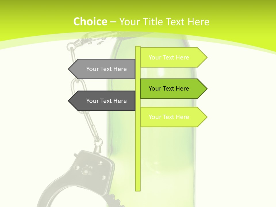 Lock Control Bracelet PowerPoint Template