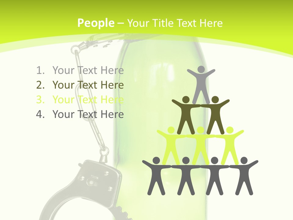 Lock Control Bracelet PowerPoint Template