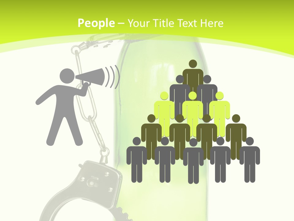 Lock Control Bracelet PowerPoint Template