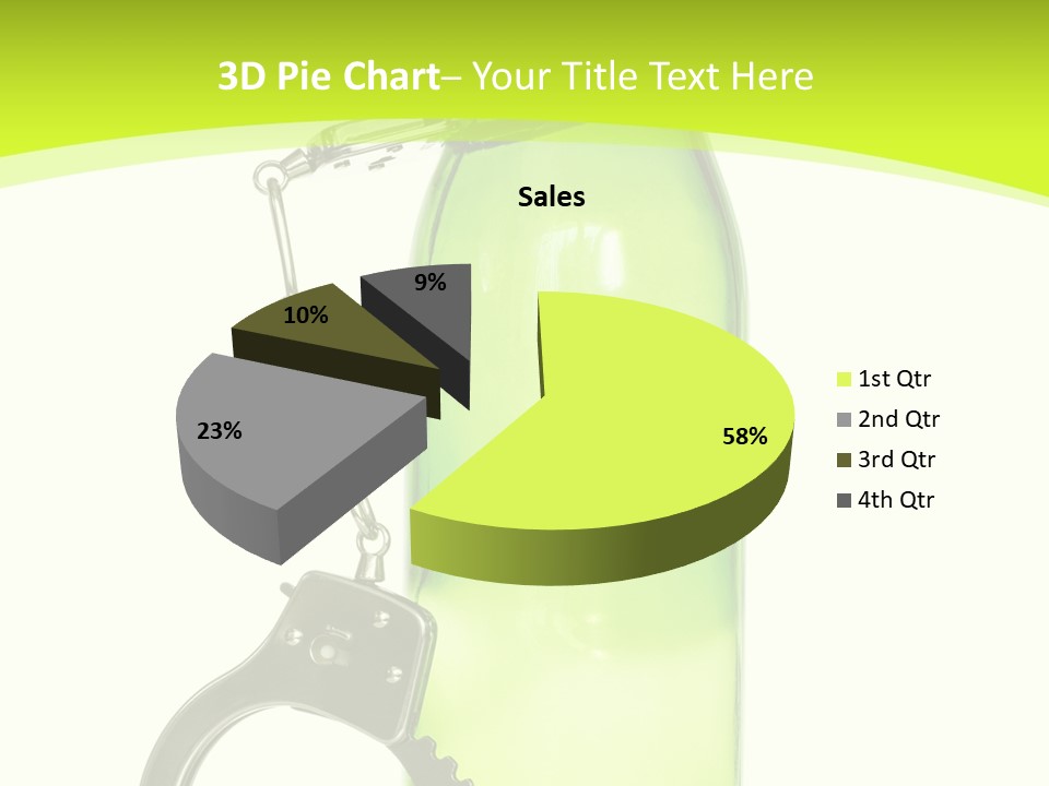 Lock Control Bracelet PowerPoint Template