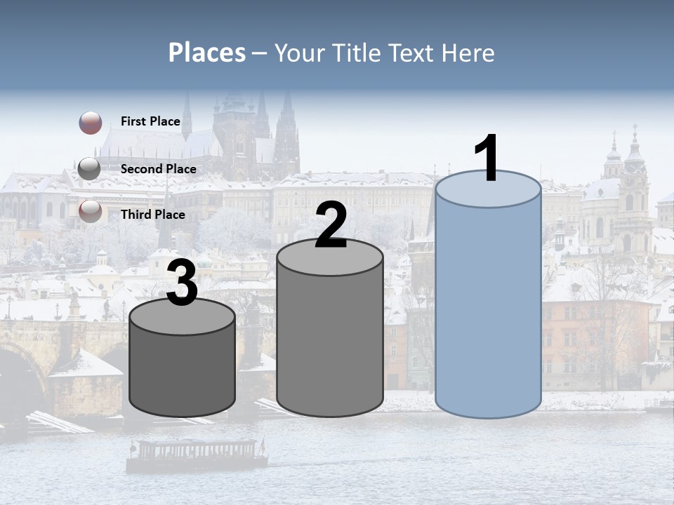 Building Castle Bridge PowerPoint Template