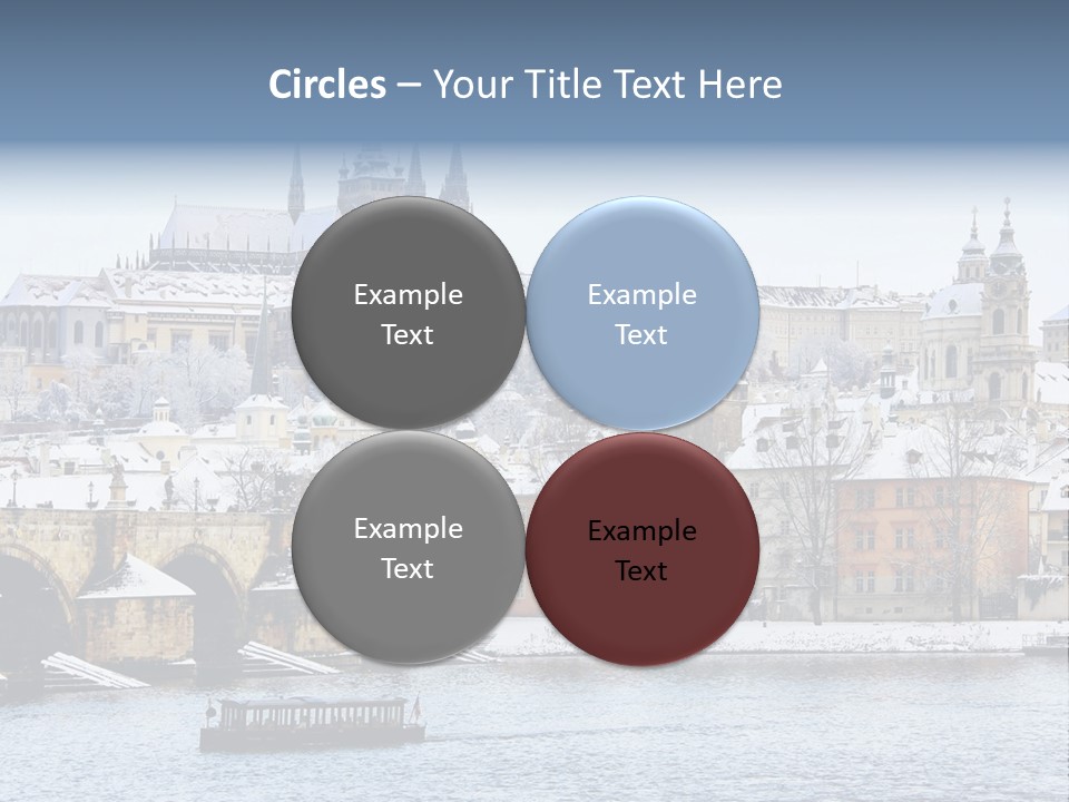 Building Castle Bridge PowerPoint Template