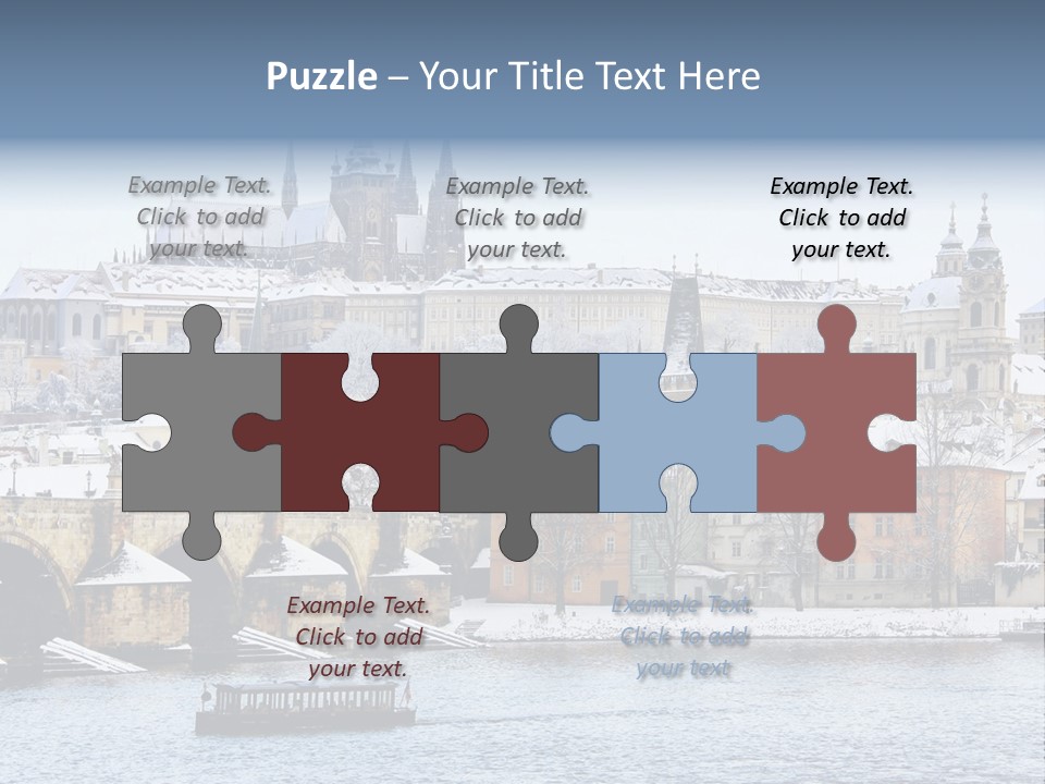 Building Castle Bridge PowerPoint Template