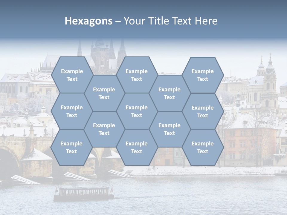 Building Castle Bridge PowerPoint Template