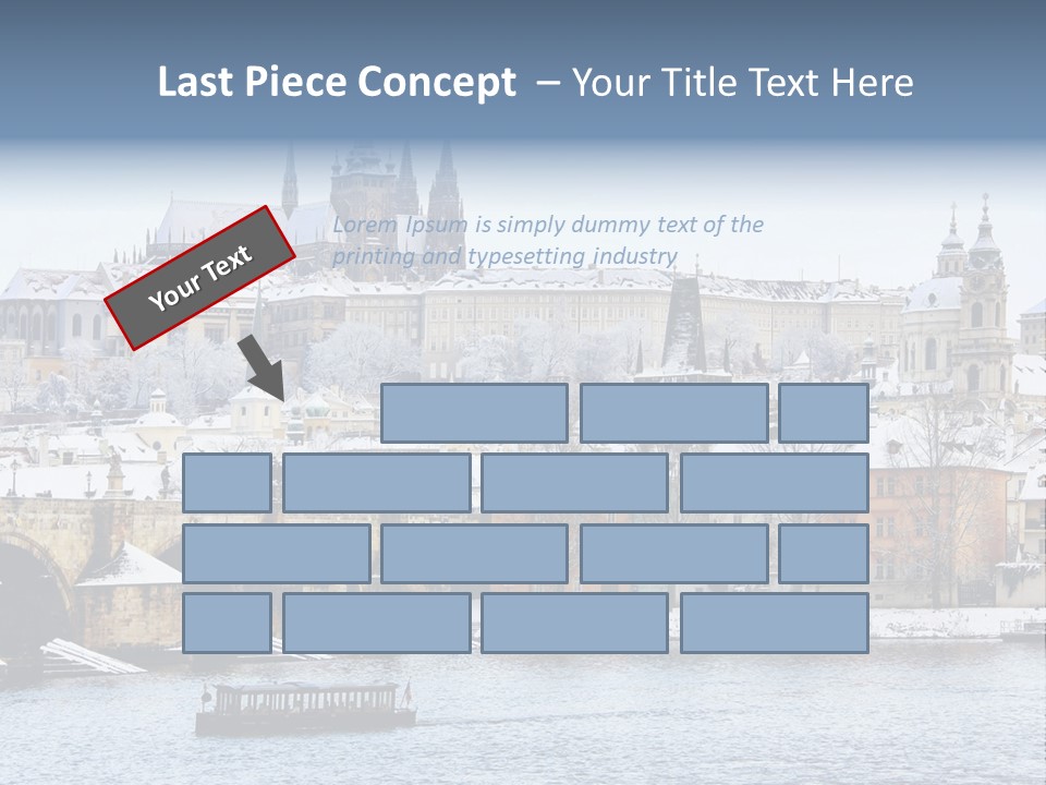 Building Castle Bridge PowerPoint Template