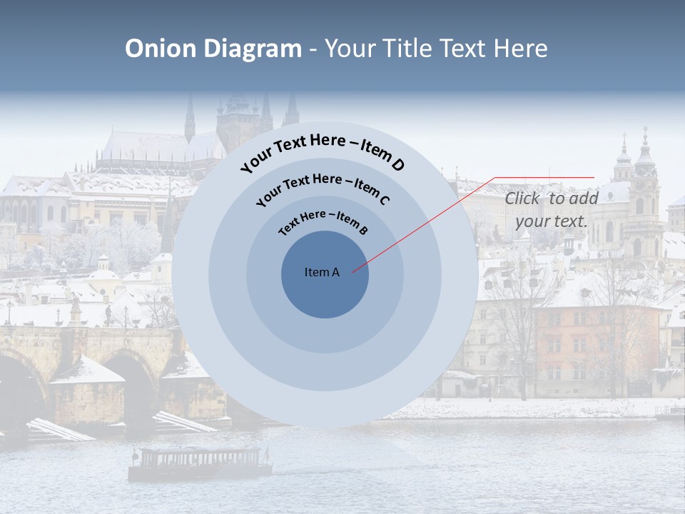 Building Castle Bridge PowerPoint Template