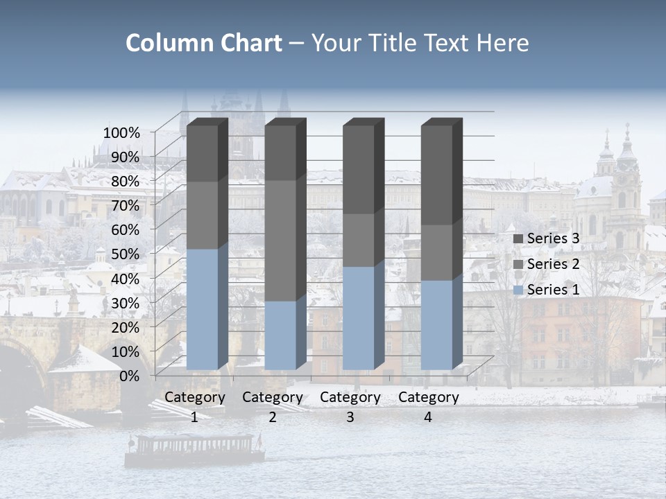 Building Castle Bridge PowerPoint Template