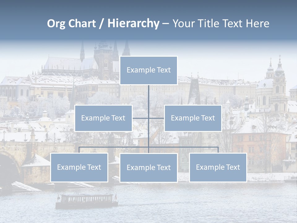 Building Castle Bridge PowerPoint Template