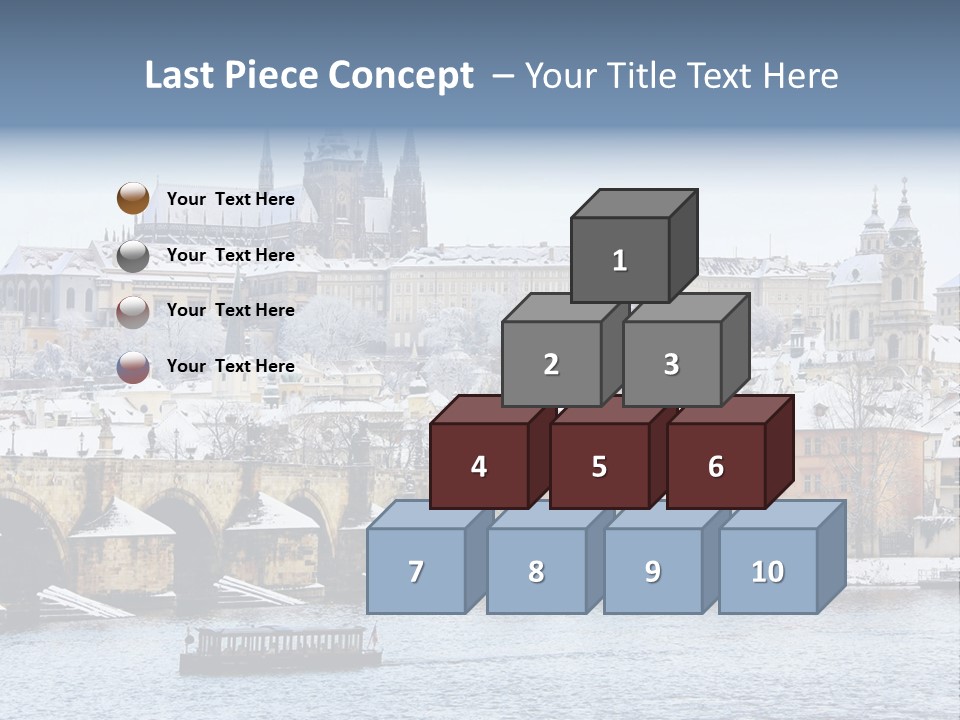 Building Castle Bridge PowerPoint Template