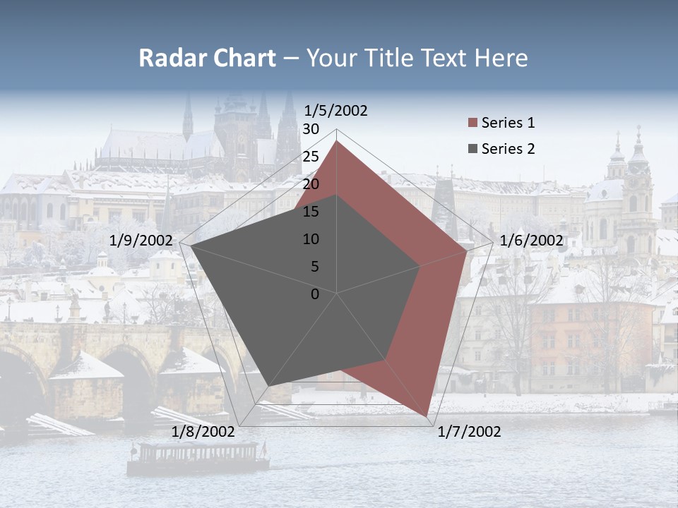 Building Castle Bridge PowerPoint Template