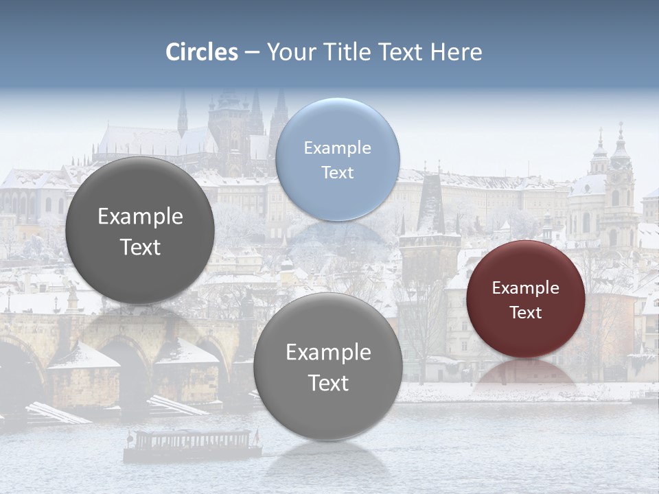 Building Castle Bridge PowerPoint Template