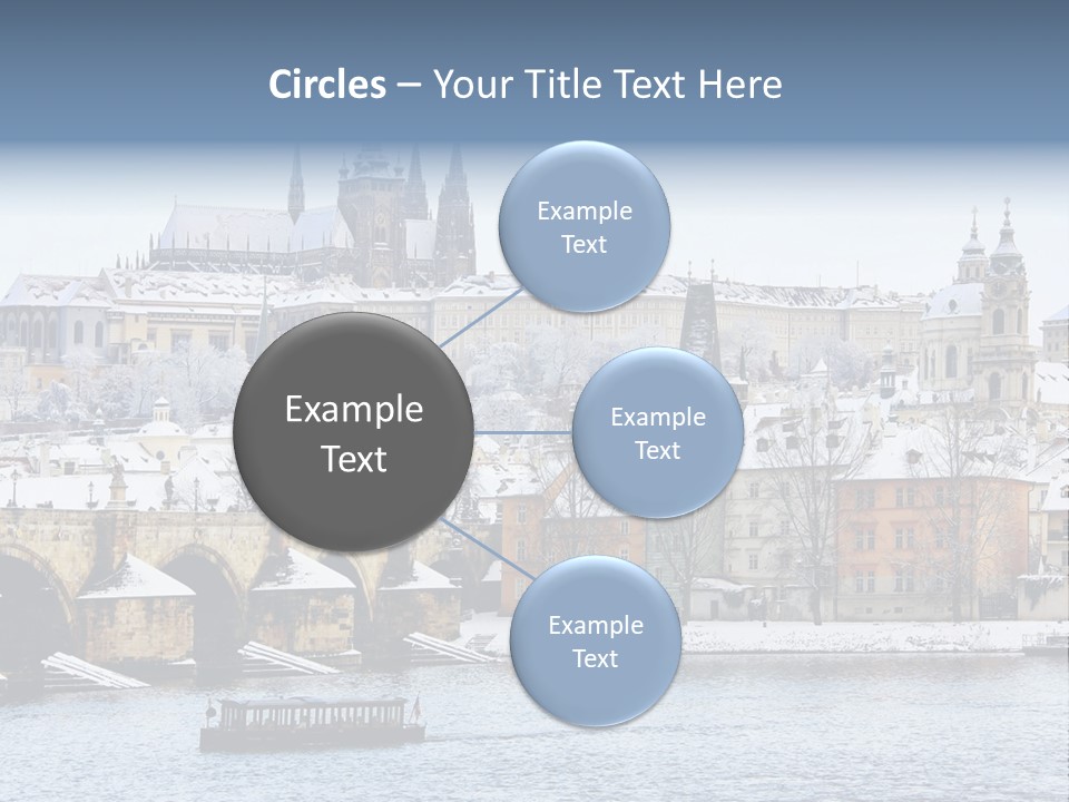 Building Castle Bridge PowerPoint Template