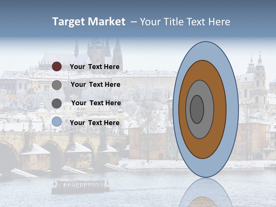 Building Castle Bridge PowerPoint Template